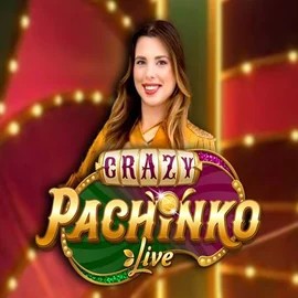 Official Live Casino logo: Crazy Pachinko by Evolution at Seven Casino
