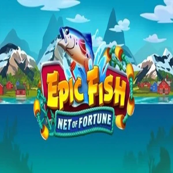 Logo of Epic Fish Net of Fortune from Quickspin at Seven Casino