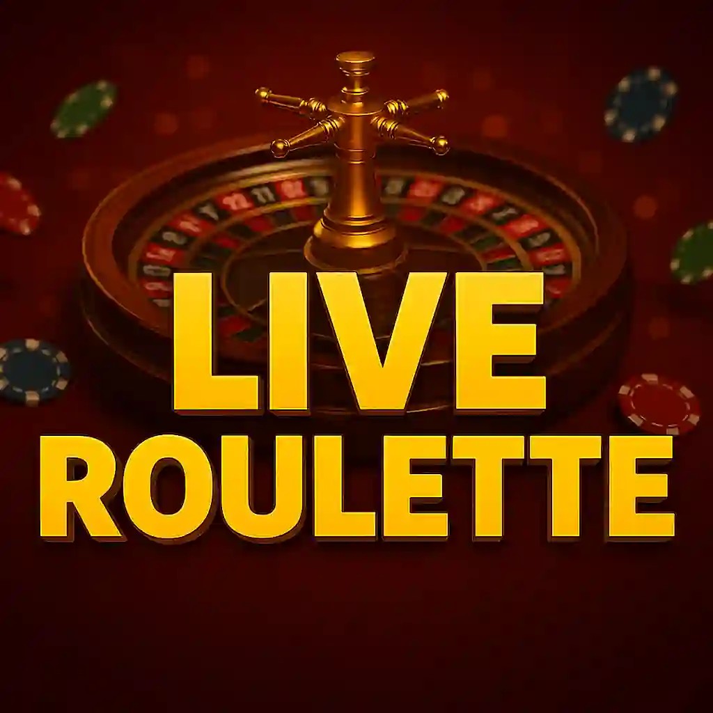 Live Roulette logo – Live Casino by Evolution at Seven Casino