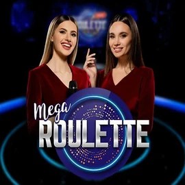 Mega Roulette logo by Pragmatic Play Seven Casino