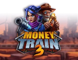 Money Train 3 slot logo by Relax Gaming at Seven Casino