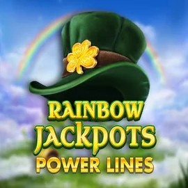 Rainbow Jackpots Power Lines online game logo by Red Tiger Gaming on sevenbelgie.eu