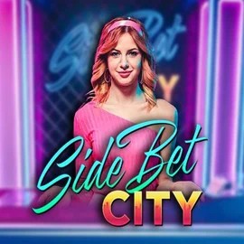 Side Bet City slot visual from Evolution available on sevenbelgie.eu