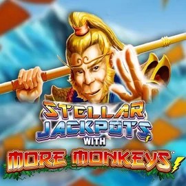 Try Stellar Jackpots with More Monkeys slot by Lightning Box Game on sevenbelgie.eu – logo image