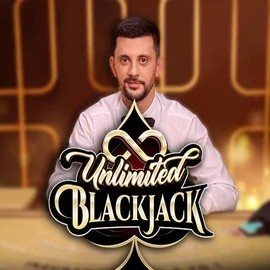 Unlimited Blackjack slot logo by Ezugi at Seven CasinoUnlimited Blackjack