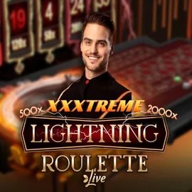 XXXtreme Lightning Roulette slot logo by Evolution at Seven Casino